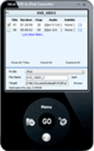 Ideal DVD to iPod Converter screenshot
